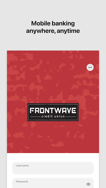 Frontwave Mobile Banking Screenshot1