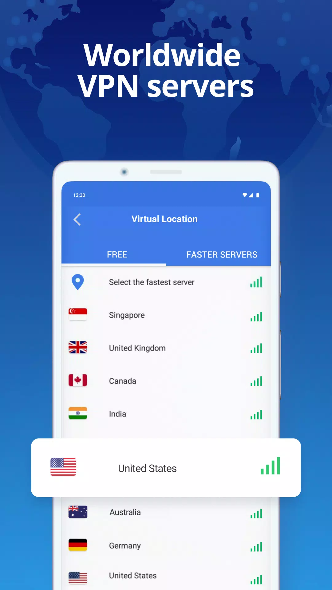 Free VPN proxy by Snap VPN Screenshot2