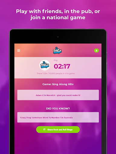 Rock and Roll Bingo Screenshot3