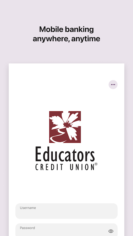 Educators CU Mobile Banking Screenshot1