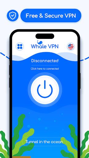 Whale VPN - Safe , Fast Tunnel Screenshot4