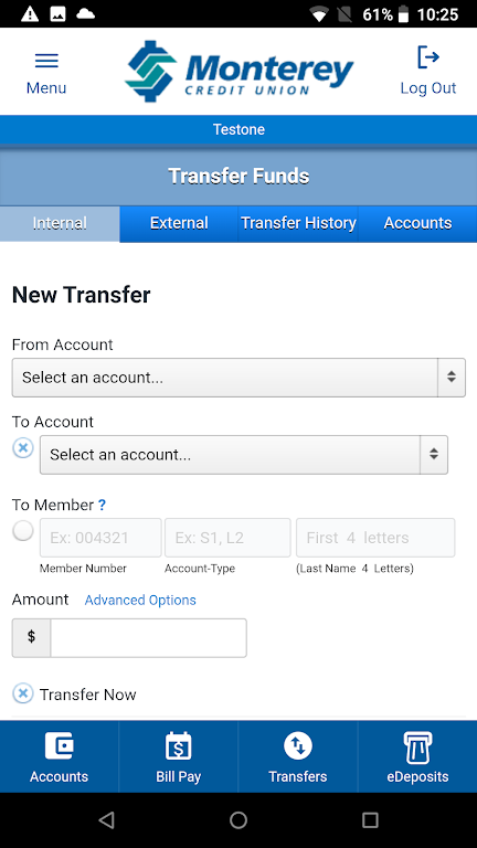 MontereyCU Mobile Banking Screenshot4