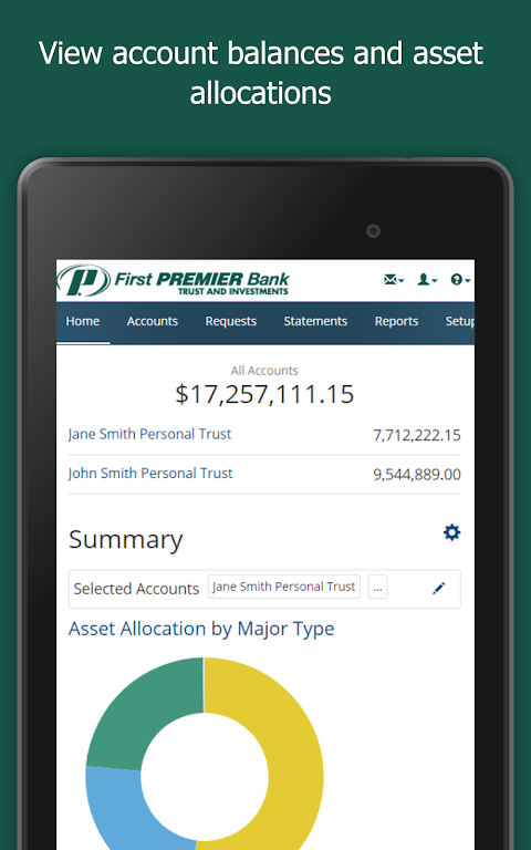 First PREMIER Bank Trust Screenshot3