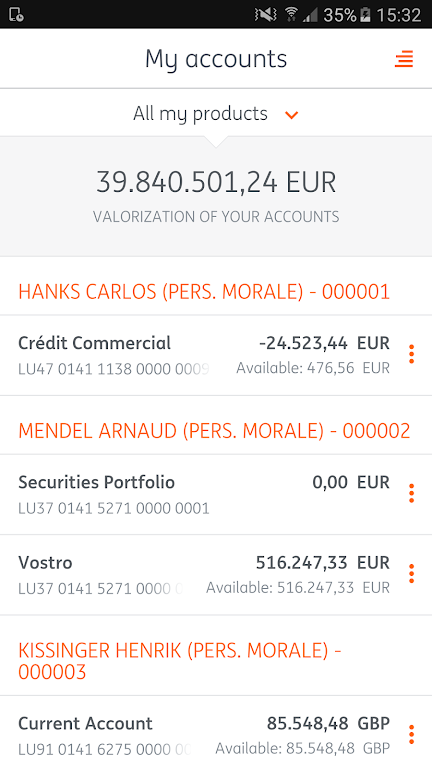 My ING Pro, online banking ING Screenshot2