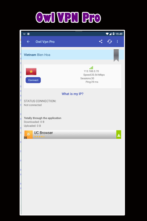 Owl VPN Pro Unlimited - Super Fast Internet Access Screenshot3