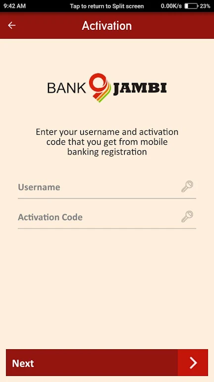 Bank Jambi Mobile Screenshot2