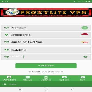 ProxyLite Main App - HTTP, SSL & UDP VPN App Screenshot2