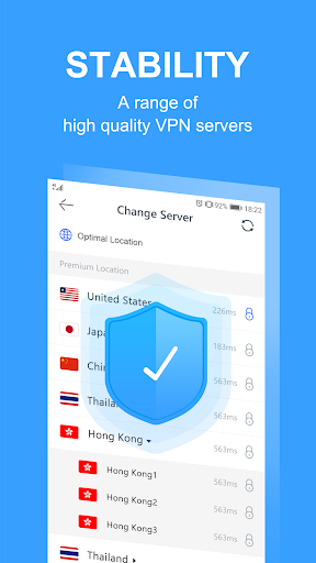 Free VPN Proxy - Secure Tunnel, Super VPN Shield Screenshot3