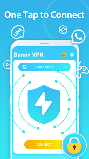 Bunny VPN - Visit Blocked Video Sites Screenshot1