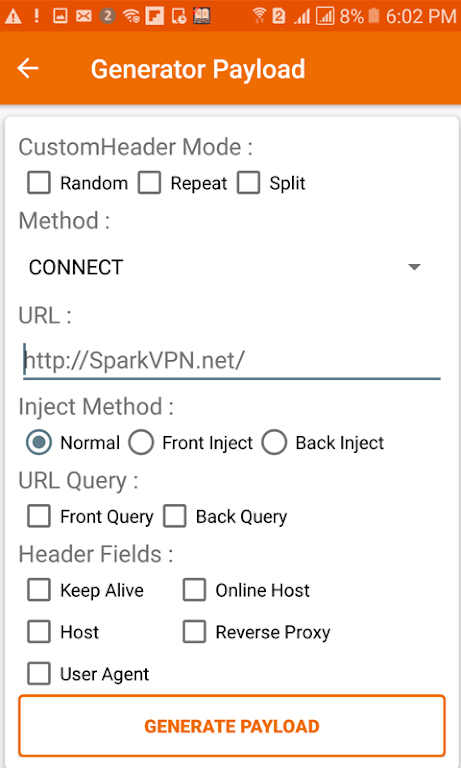 Spark VPN Screenshot1