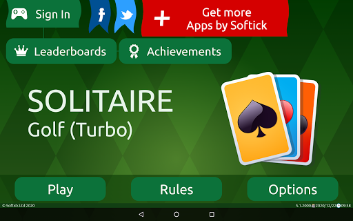 Golf (Turbo) Solitaire Screenshot1