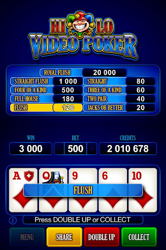 HiLo Video Poker Screenshot1