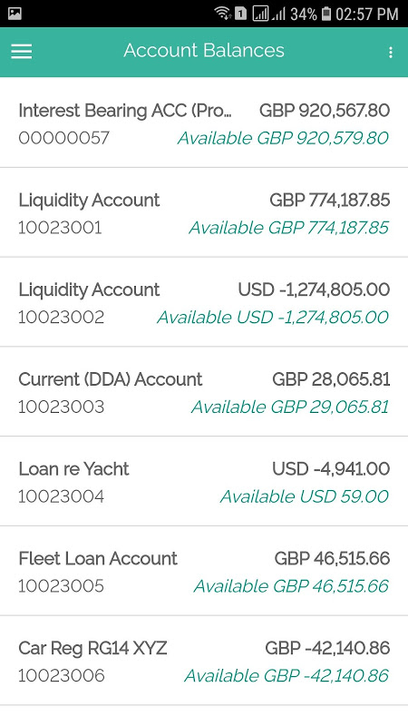 EQI Bank Demo Screenshot2