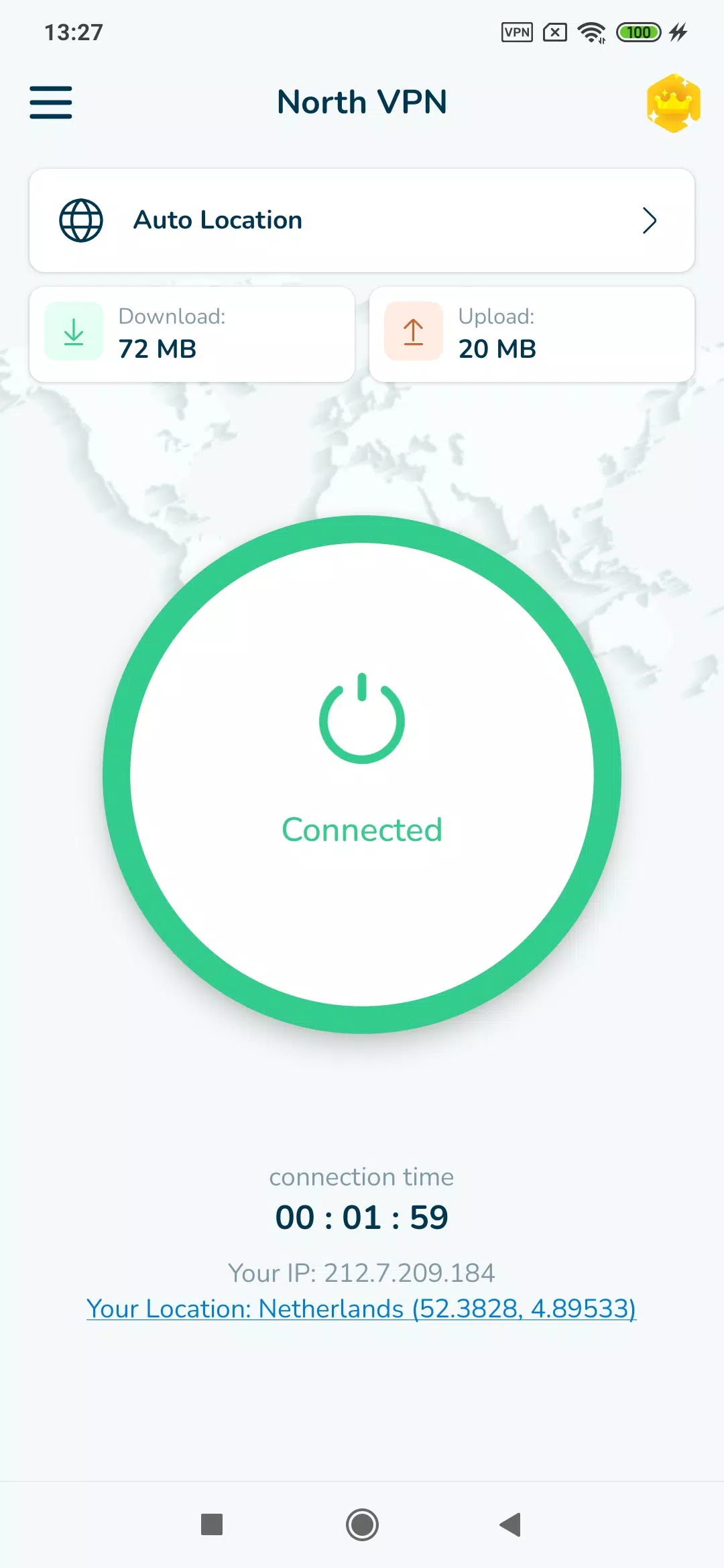 North VPN Super Fast Unlimited Screenshot3