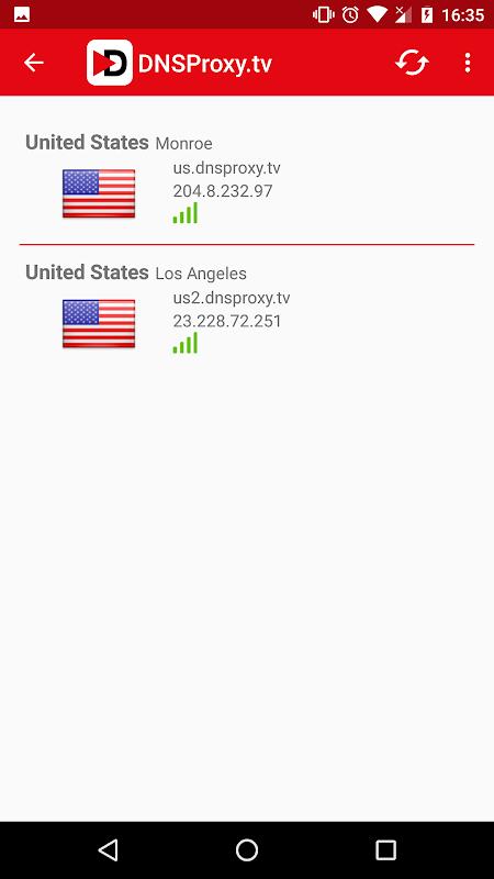 DNSProxy.TV VPN Client Screenshot3
