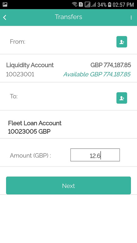 EQI Bank Demo Screenshot4