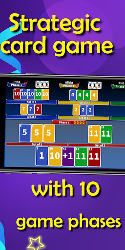 Phase Rummy 2: card game with 10 phases Screenshot2