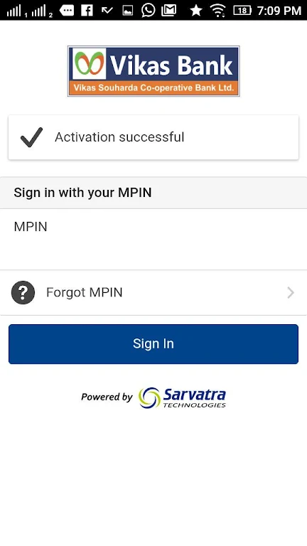 Vikas Bank Mobile Banking Screenshot2