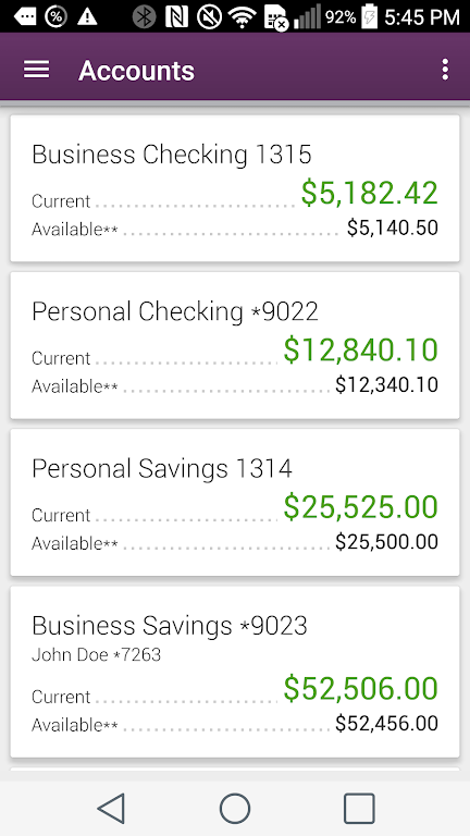 BankFive Mobile Screenshot1