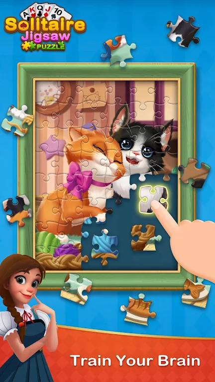 Solitaire Jigsaw Puzzle Screenshot3