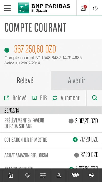 BNP Paribas El Djazaïr MyBank Screenshot2