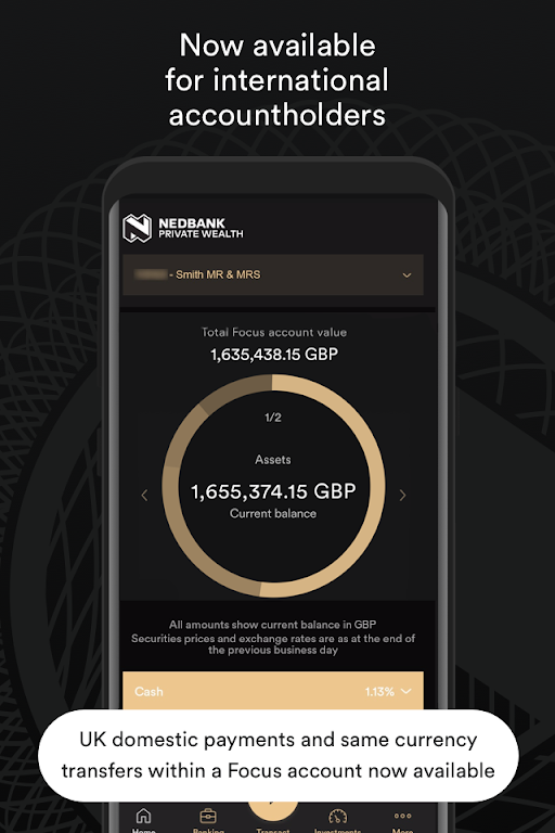 Nedbank Private Wealth App Screenshot3