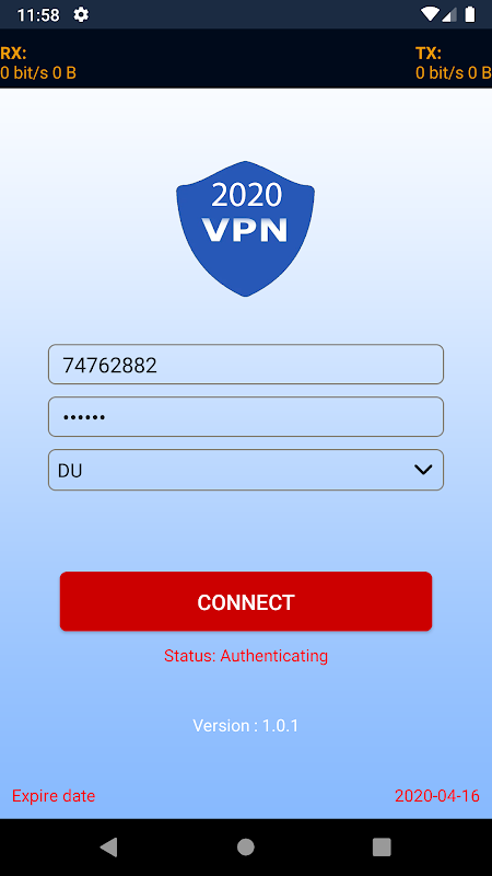 2020 UAE VPN Screenshot1