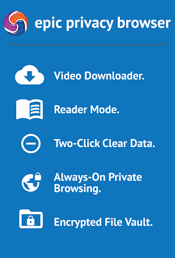 Epic Privacy Browser with AdBlock, Vault, Free VPN Screenshot4