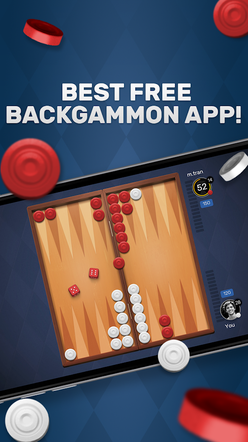 Free Backgammon Go: Best online dice & board games Screenshot1