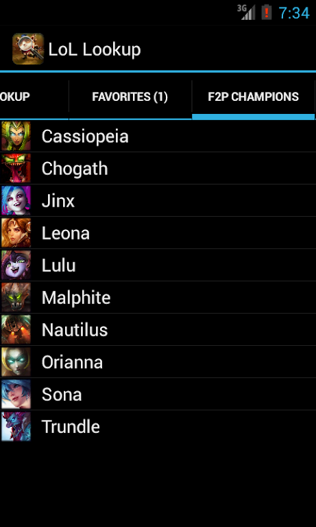 Summoner Lookup for LoL Screenshot3