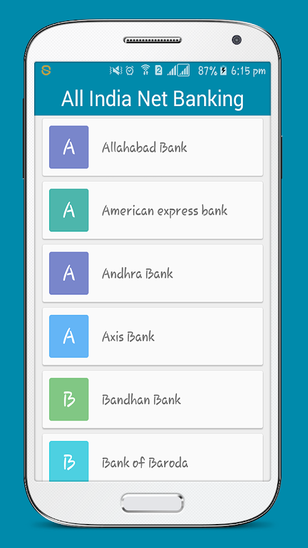 Net Banking for All Banks Screenshot3