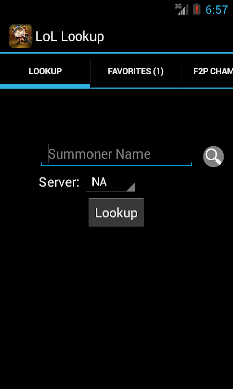 Summoner Lookup for LoL Screenshot1