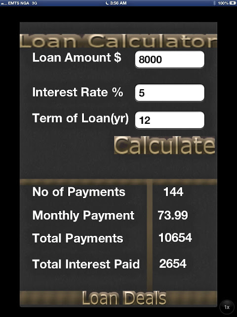 Loan payment calculator Screenshot1