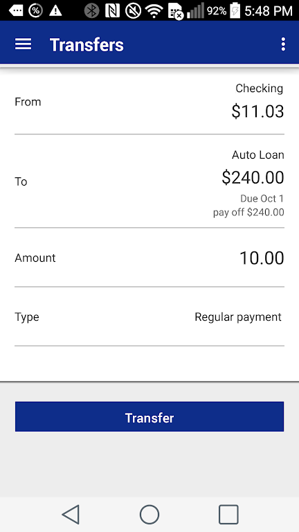 The First National Bank Of Hugo Mobile App Screenshot3