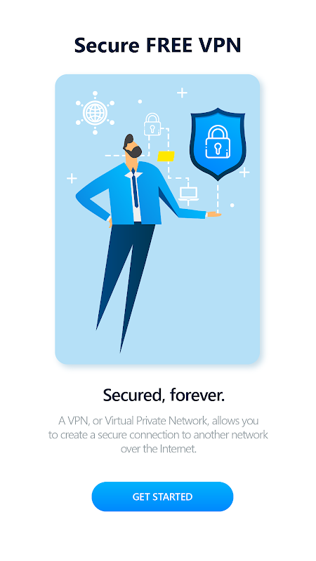 Secure Free VPN - Dedicated VPN Proxy & Privacy Screenshot1