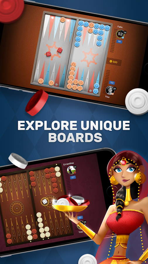 Free Backgammon Go: Best online dice & board games Screenshot3