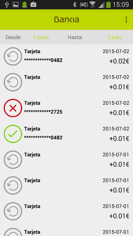 Bankia TPV Móvil Screenshot2