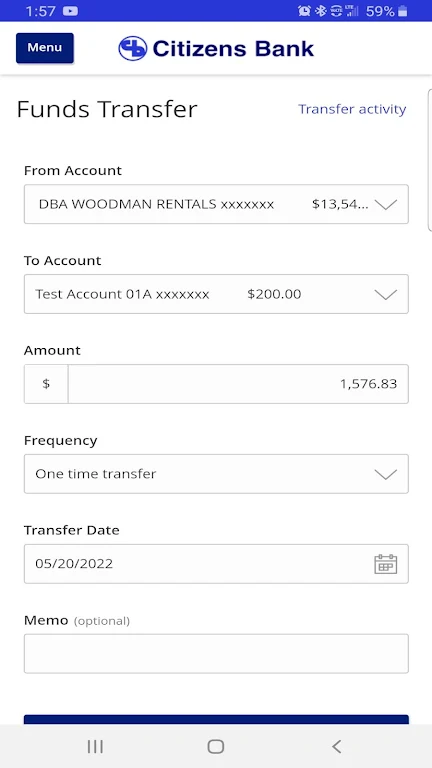 Citizens Bank Mobile Banking Screenshot3