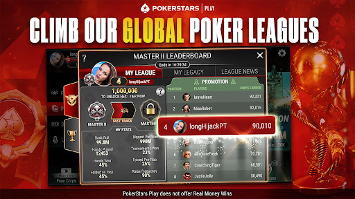 PokerStars Play: Free Texas Holdem Poker Game Screenshot1