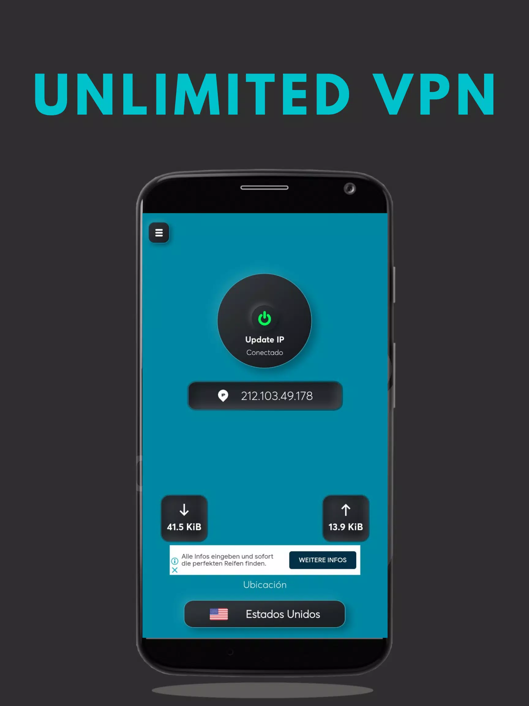 VIP VPN - Premium VPN Free, Unlimited and Fast Screenshot2