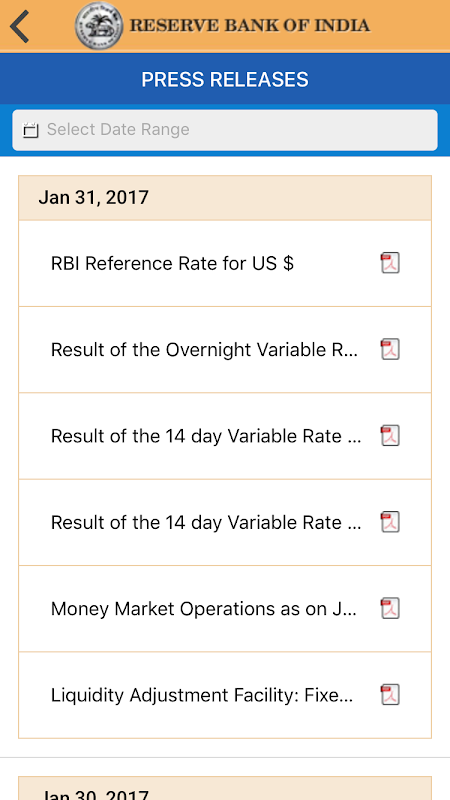 Reserve Bank of India Screenshot3