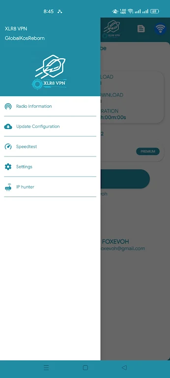 XLR8 VPN Screenshot3