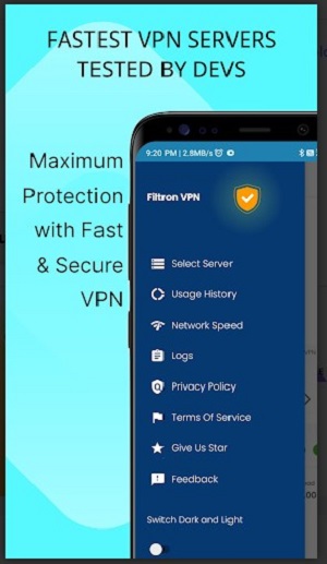 Filtron VPN Screenshot1