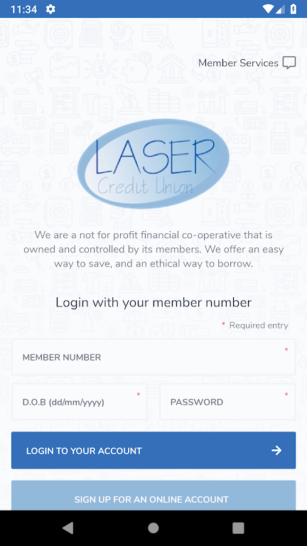 Laser Credit Union Screenshot1