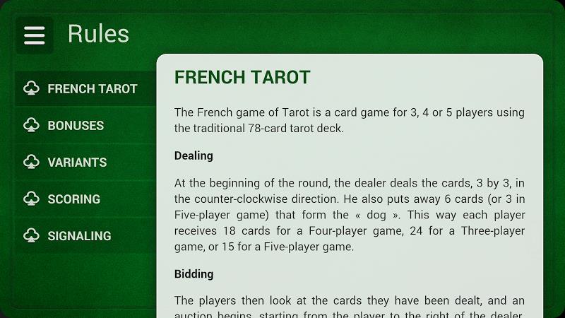 French Tarot - Free Screenshot8