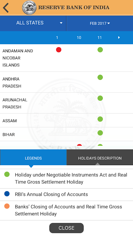 Reserve Bank of India Screenshot2