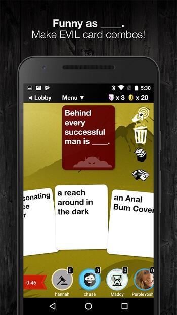 Evil Apples: A Dirty Card Game Screenshot1