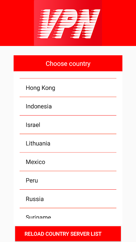 Red VPN - Unlimited Lifetime VPN Screenshot1