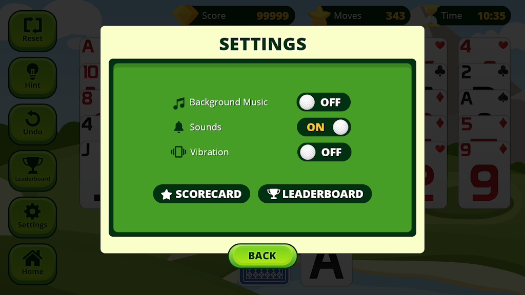 Golf Solitaire Screenshot3