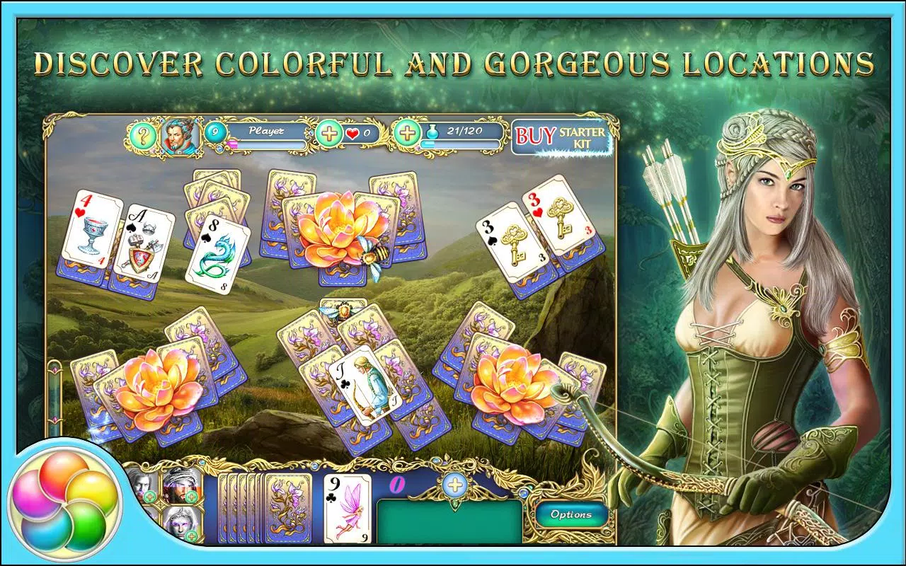 Tri Peaks Emerland Solitaire Screenshot3